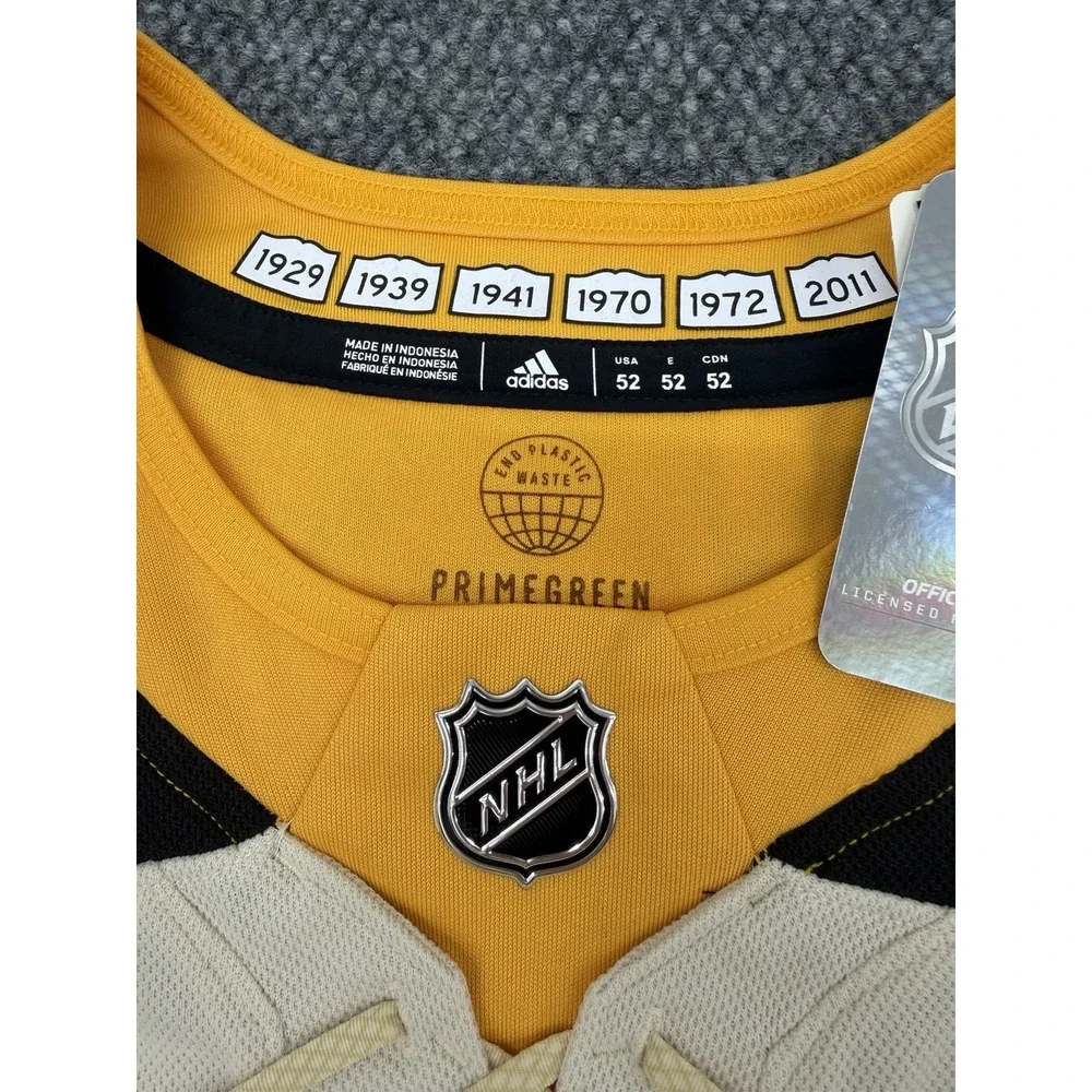 Boston Bruins Size 52 adidas 100th Year Primegreen Authentic NHL Jersey - New